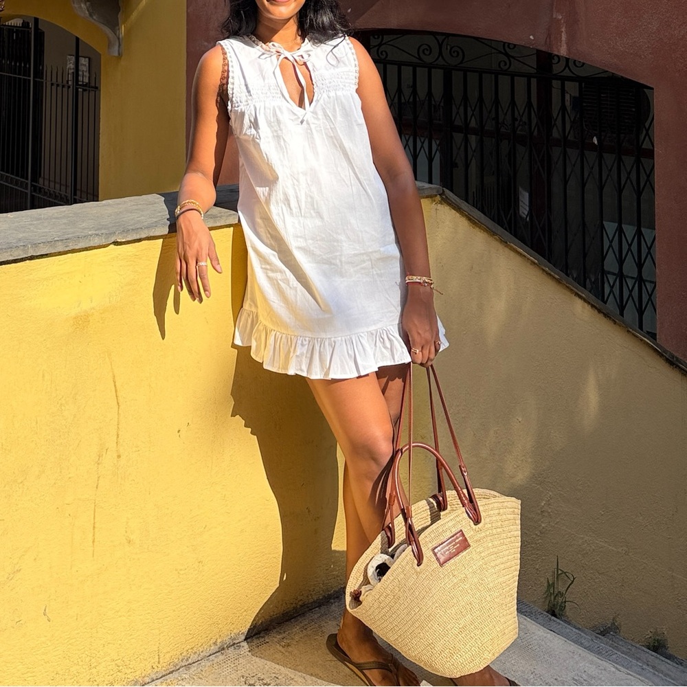 Princess Polly White Ruffle Dress